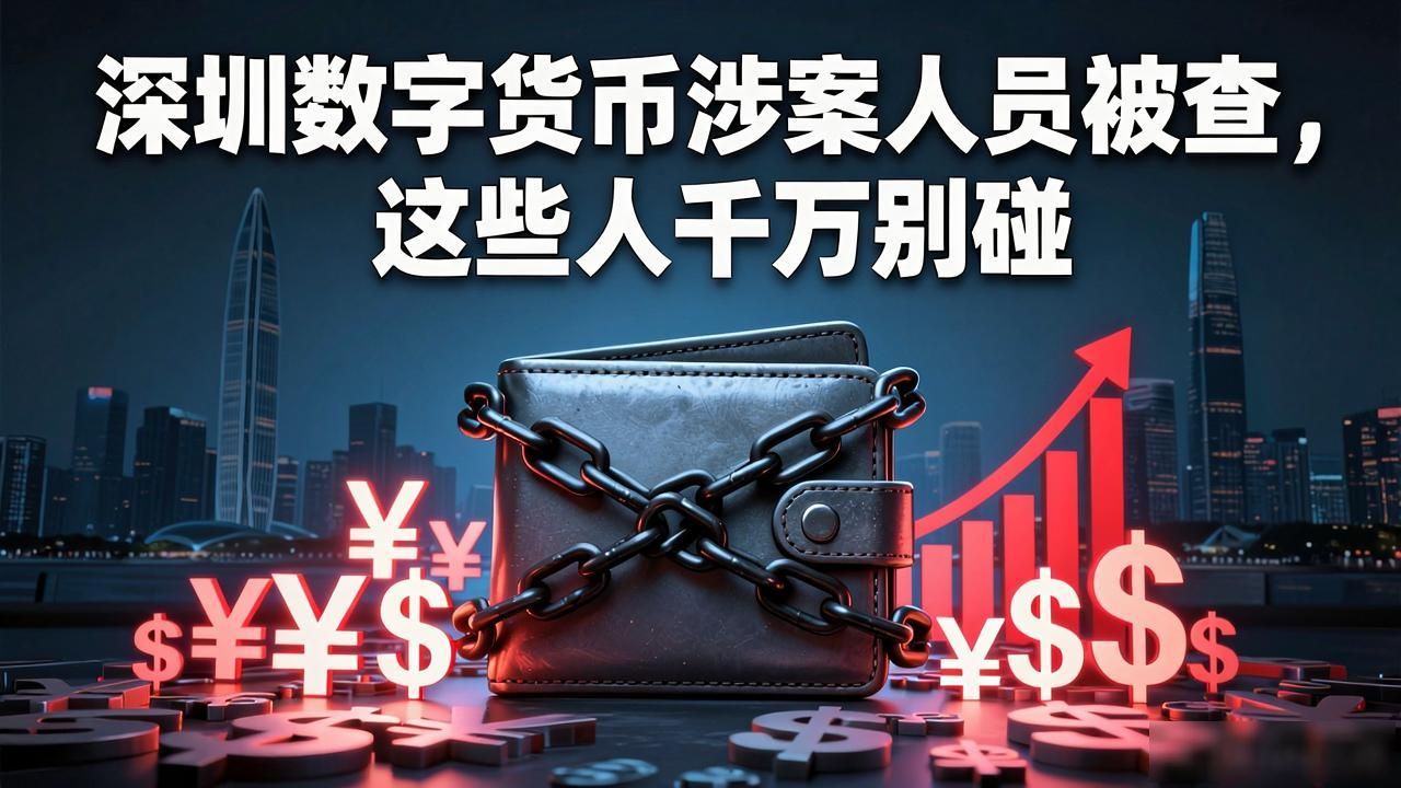 深圳数字货币涉案人员被查，这些人千万别碰