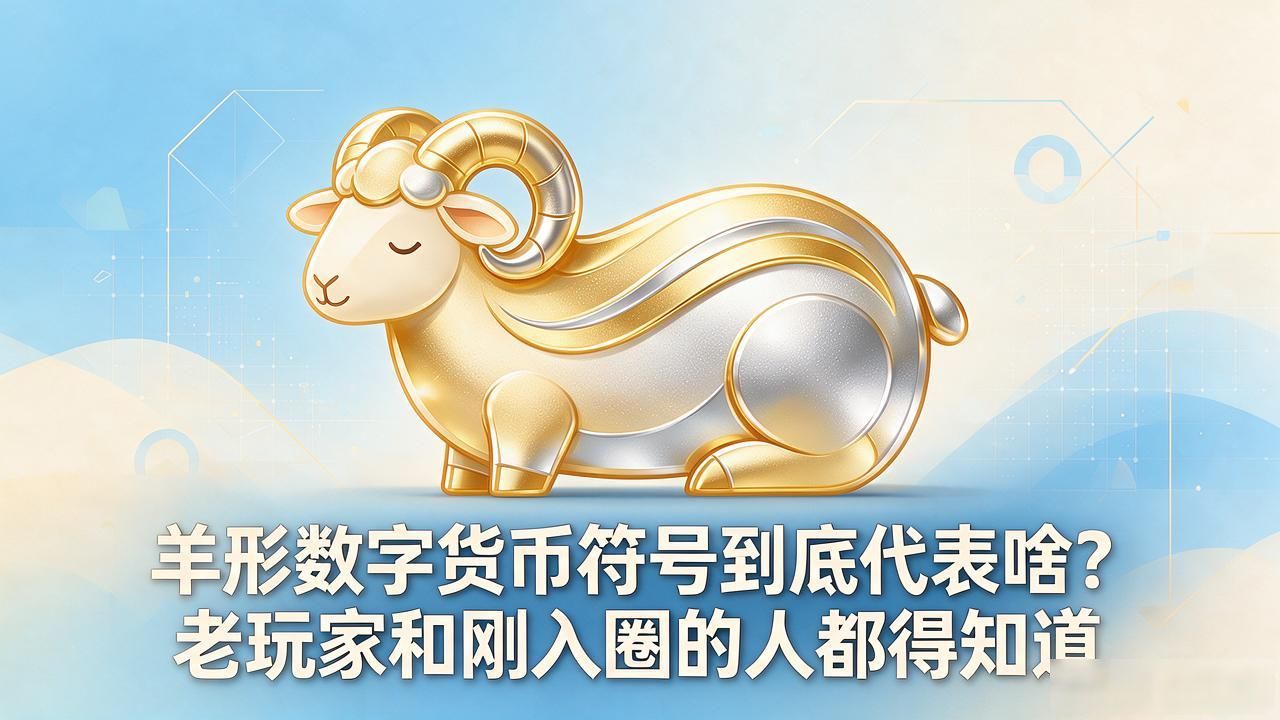 羊形数字货币符号到底代表啥？老玩家和刚入圈的人都得知道