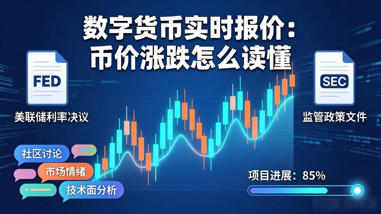 数字货币实时报价:币价涨跌怎么读懂