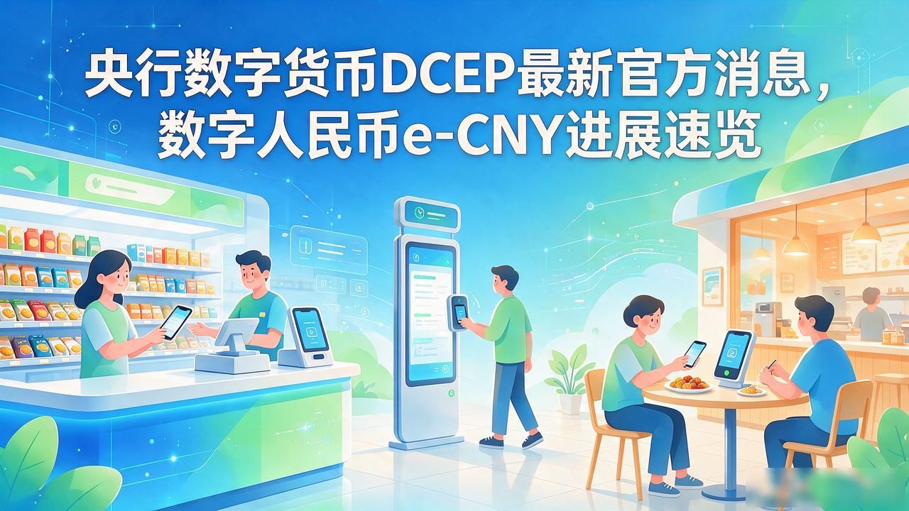 央行数字货币DCEP最新官方消息，数字人民币e-CNY进展速览