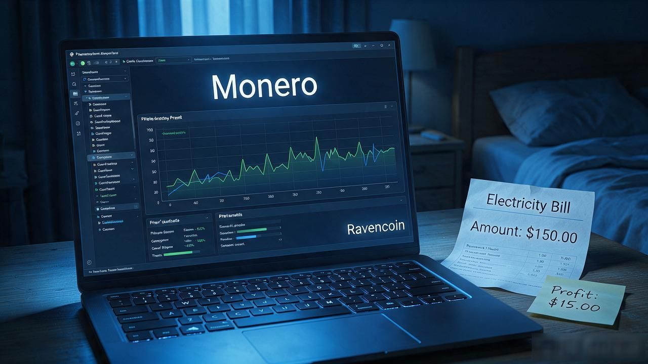 CPU挖矿Monero_旧笔记本挖矿收益分析_用cpu挖的数字货币