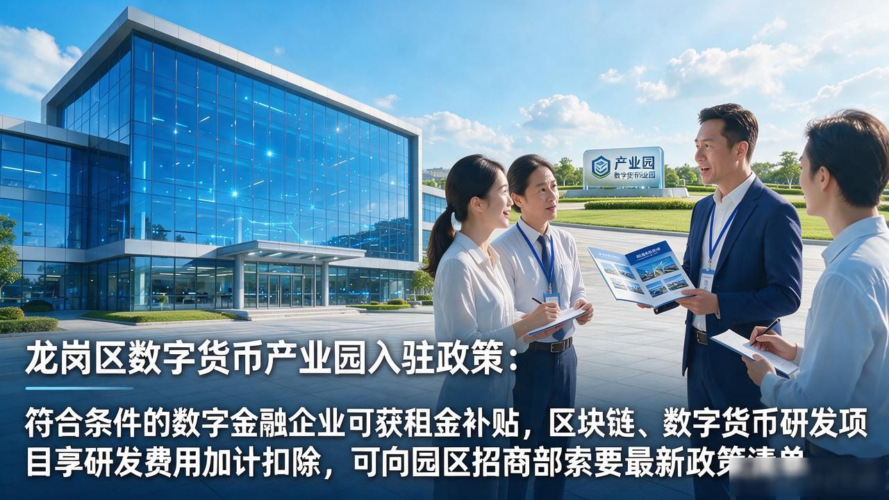 龙岗区数字货币产业园入驻怎么弄，位置、政策、配套一文讲清