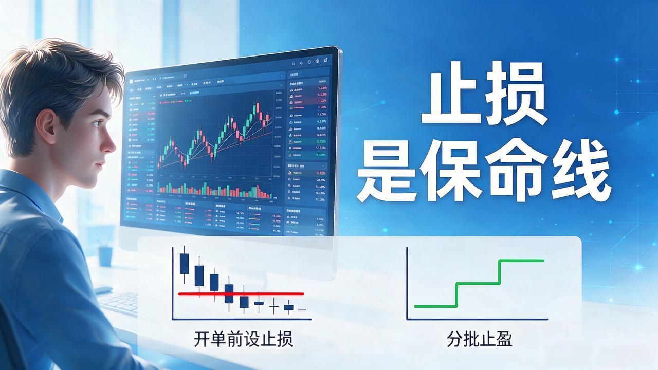 新手怎么炒数字货币合约？杠杆仓位止损三步讲透