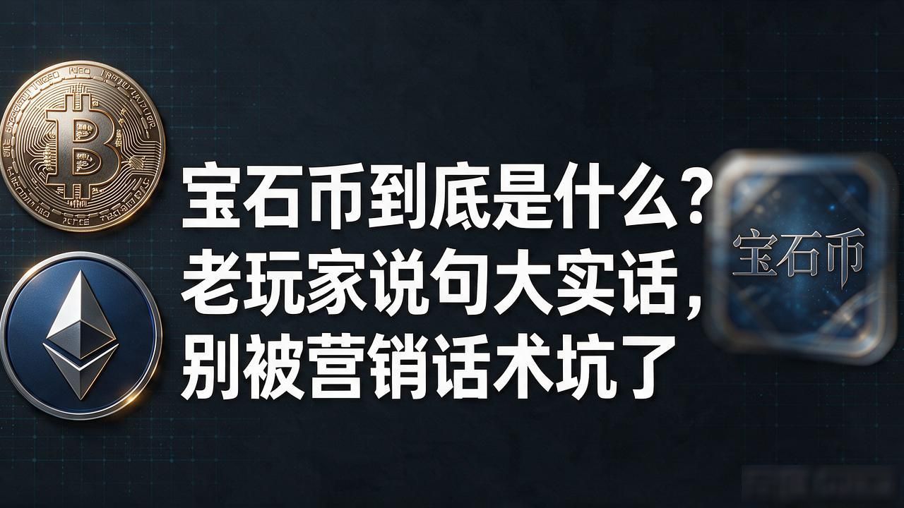 宝石币到底是什么？老玩家说句大实话，别被营销话术坑了