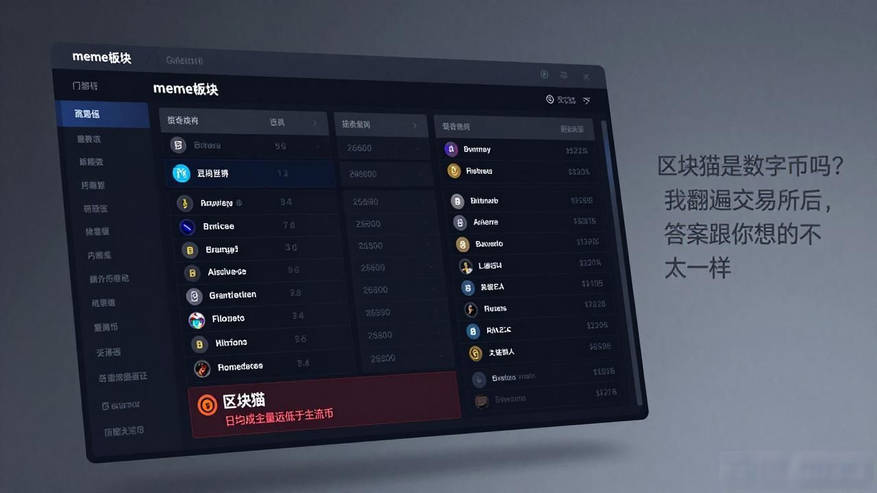 区块猫是数字货币吗？我翻遍交易所后，答案跟你想的不太一样