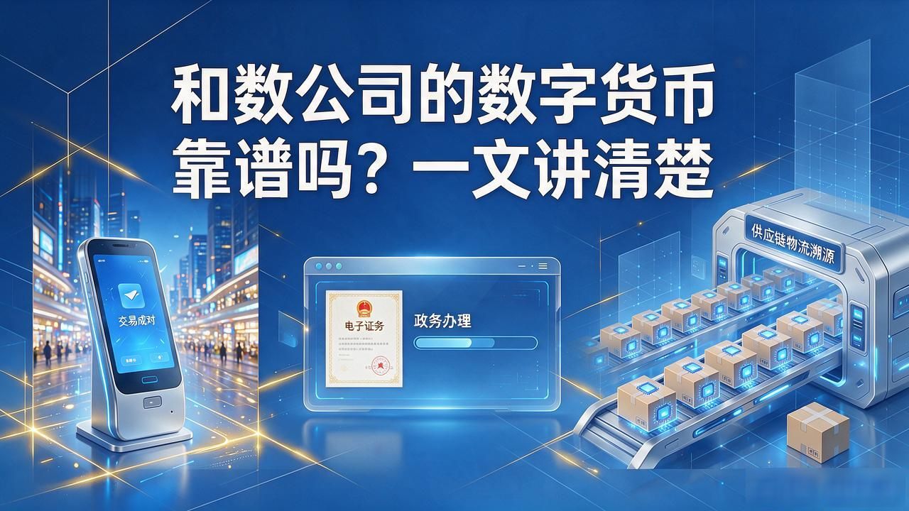 和数公司的数字货币靠谱吗？一文讲清楚