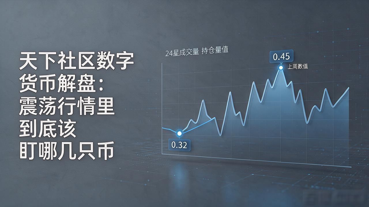 天下社区数字货币解盘：震荡行情里到底该盯哪几只币