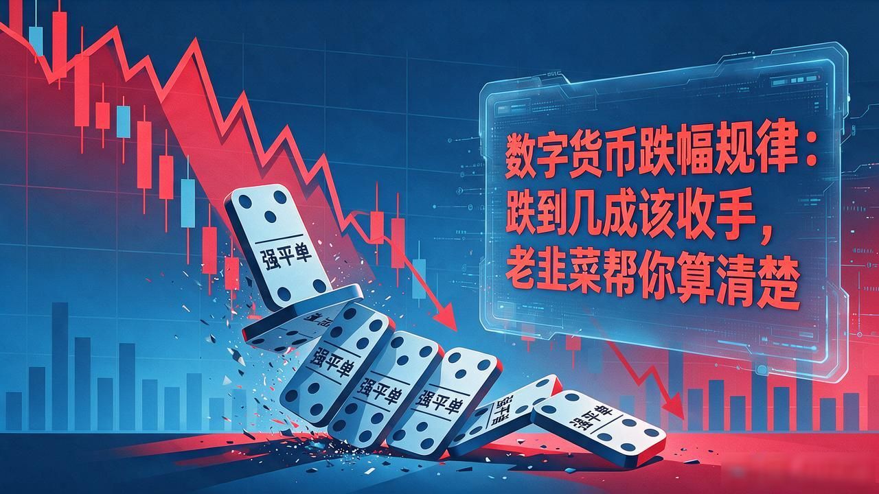 数字货币跌幅规律：跌到几成该收手，老韭菜帮你算清楚