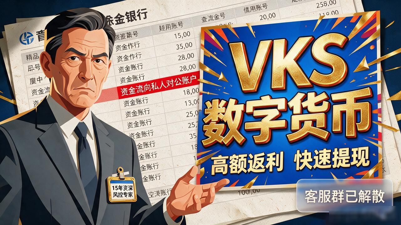 vks数字货币是真是假?干了十五年风控的我劝你别往坑里跳
